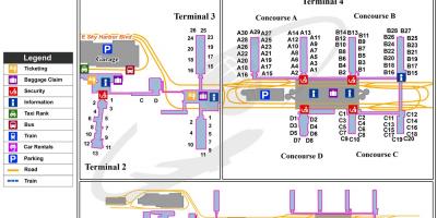 נמל התעופה סקיי מסוף המפה