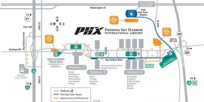 המפה Phoenix airport